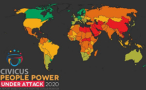 公民活動自由度 台灣再列亞洲唯一開放國家