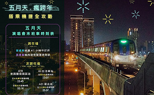 青埔跨年演唱會疏運 桃捷41小時不打烊