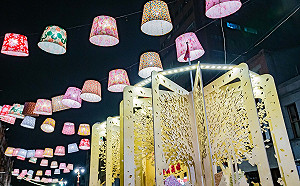 大稻埕懷舊之旅！逛復古市集拍絕美花布燈籠