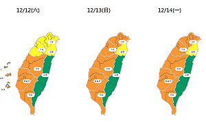 東北風夾霾害襲台！鳳山空品飆紅害 高屏一片橘