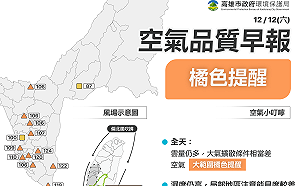 空品預報「橘色提醒」至「紅色警示」 高市環保局啟動跨局處應變措施