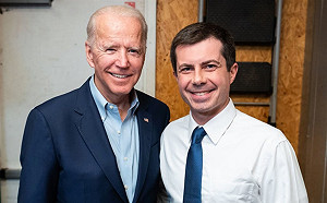 媒體：拜登將提名初選對手布塔朱吉為運輸部長