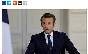 法國總統馬克宏染疫  目前病情穩定