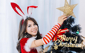 腿控福利大放送！蕾菈穿性感網襪大秀美腿