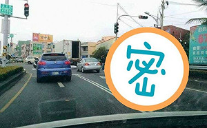 開車見巨大障礙物！靠近一看臉綠了