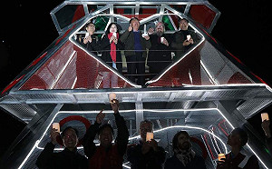 祈福獻愛照向國際  阿里山來吉塔山光之樹點燈