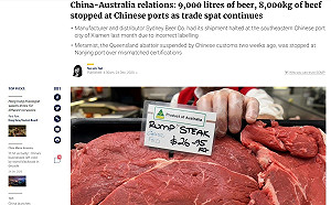 缺電火大報復?  近9千公升澳洲精釀啤酒、8千公斤牛肉滯留中國港口