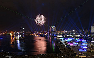 為跨年夜壓軸300秒熱身  百年大港煙火今晚試打4發