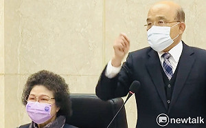 監院巡查政院 蘇貞昌政績簡報不忘談曾被罵「狗官」