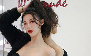 「無名女神」性感辣照！張香香穿小可愛大露香肩