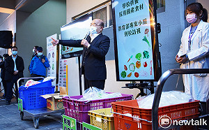 營養午餐限用百分百本國食材 蘇貞昌:3章1Q讓學童吃的安心、家長放心
