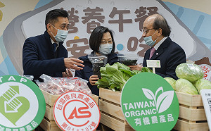 蔡英文：在解決跨國貿易問題的同時 不會忘了食安和農民