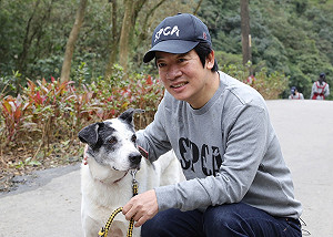 賴清德當毛小孩一日志工 呼籲「以認養代替購買」