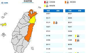 低溫特報新增宜蘭 共計4縣市探10度以下