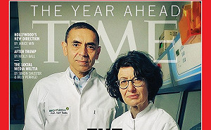 武肺流行掀起疫苗革命  BioNTech創辦人登時代雜誌國際版封面