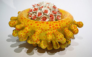 放大1000倍的花蕊化身藝術品 鶯歌陶博館即日展出至1/24