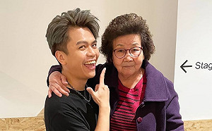 一家畫面超溫馨！蔡阿嘎嘆差點四代同堂