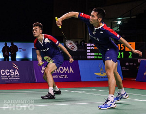 冠軍男雙！麟洋配火速淘汰美國組合