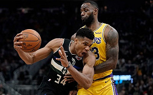 詹皇力壓字母哥　湖人坐上西區第一