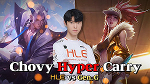 《英雄聯盟》真LCK第一中路！Chovy兩局21殺破GEN不敗金身