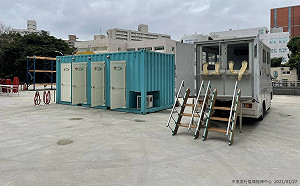 武漢肺炎》桃醫群聚採檢量大！指揮中心調用貨櫃屋支援