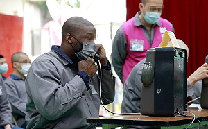 疫情影響取消會面懇親  北監3千收容人改用電話懇親報平安