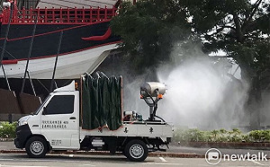 「撐醫護，挺桃園」  臺南市政府支援桃園市消毒設備與防疫物資