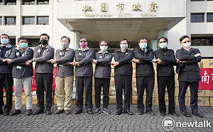 台南支援防疫消毒物資  黃偉哲:挺桃園就是挺醫護挺台灣
