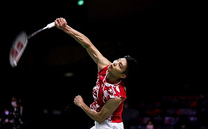 周天成不敵安賽龍 印尼羽球大師賽屈居亞軍