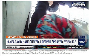 全都錄!美再爆警執法過當 噴9歲女童胡椒劑上銬