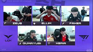 《英雄聯盟》T1迎雙喜!Faker LCK出賽600局、Zeus初登板助止敗