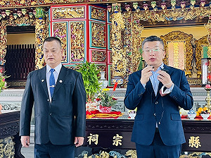 新春全市走透透  蔡其昌:祝福疫情遠離、台灣平安永逸