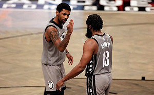 NBA/不忘幫新隊友拉票 厄文:希望哈登加入我跟KD