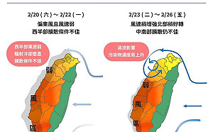 一圖搞懂未來一周全台空氣品質!胸腔醫:空污多數來自境內本土是事實