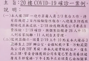 確診個案於自主健康管理期受訓 台南對雇主開罰