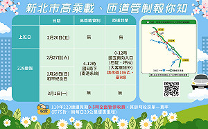 228連假路況報馬仔   新北交通懶人包報你知