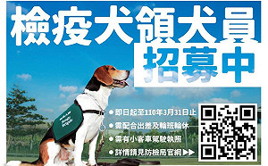 帥氣呆萌護國神犬找搭檔 領犬員月薪34K等你報名