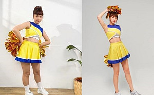 峮峮肥肉溢出啦啦服遭網疑P圖！經紀人作證：裙子都扣不上