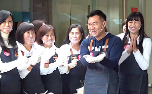 「反萊豬」公投明送件 國民黨婦女節包水餃高喊：守護食安