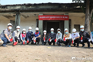 永康飛行場無線羅針所修復  黃偉哲:永康再添亮點文化休憩場域