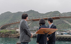 視察望海巷鐵馬道  蔡英文:盼吸引更多遊客成為熱門打卡景點