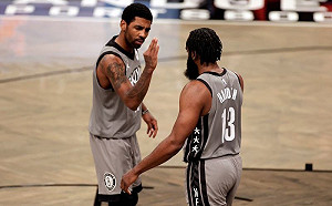 NBA/厄文轟34分、哈登21分大三元 籃網奪5連勝