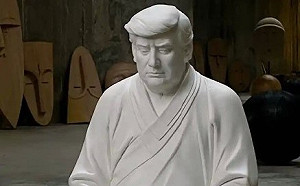 「讓你再次偉大」旋風未退?  中國藝術家特製「川普佛像」爆紅