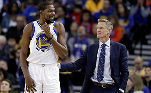 NBA/沒有不喜歡執教KD 柯爾怒回:被斷章取義