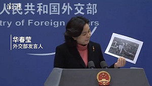 華春瑩表情詭異拿「黑奴照」稱新疆無強迫勞動 外媒酸:她說的你信嗎