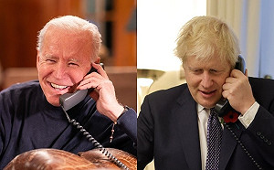 拜登致電英相 籲發起民主版一帶一路抗中