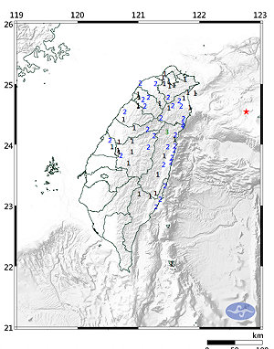 地震！14:41發生芮氏規模5.2 氣象局：震央在宜蘭！
