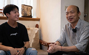 20歲抗癌青年成病友溫暖力量 韓國瑜感性祝福「青年節快樂！」