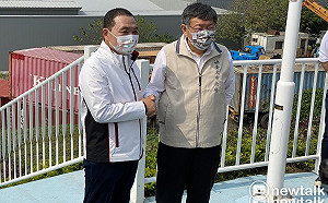 雙北論壇》共同視察五股夏綠地 柯文哲、侯友宜互動不算熱絡