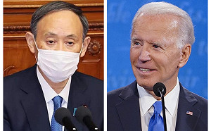 白宮：拜登16日將在華府接待來訪日相菅義偉